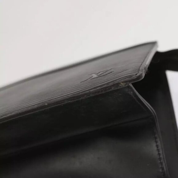 LOUIS VUITTON Epi Trousse Crete Clutch Bag Black M48402 LV Auth 68357 - Picture 13 of 14